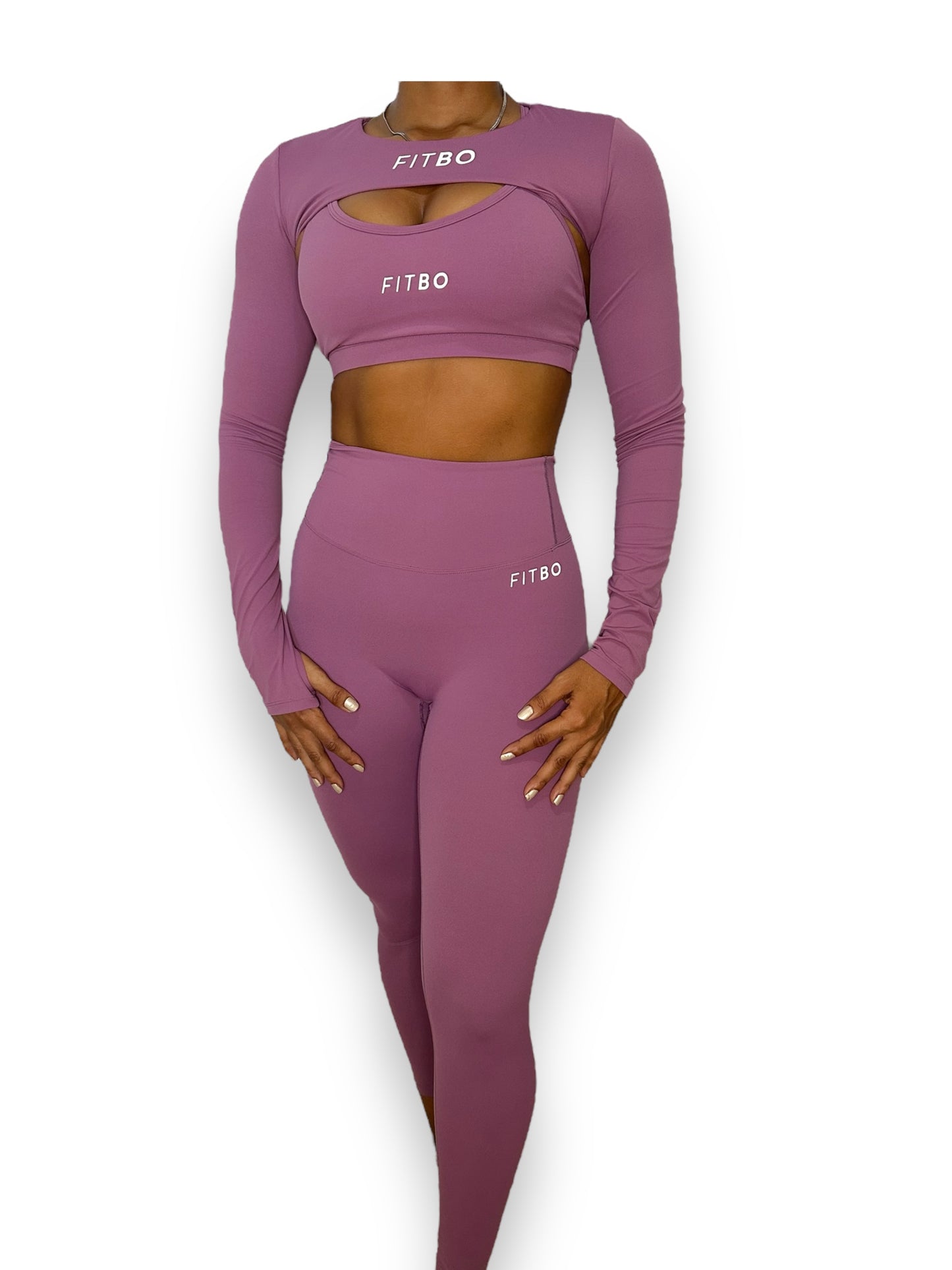 Long Sleeves Lavender Set