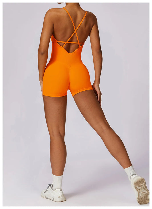 Fitness Short Jumpsuit