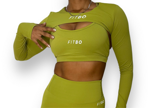 Long Sleeves Matcha Set