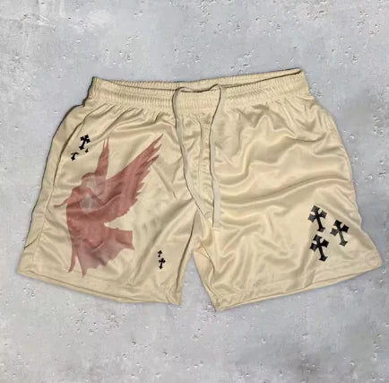 Christian Angel Cross Gym Shorts
