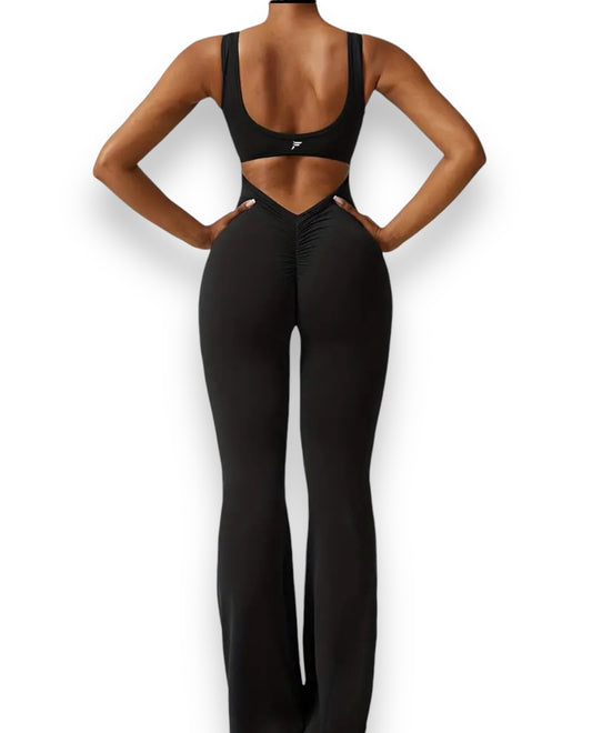 Jumpsuit Bell Bottom Black