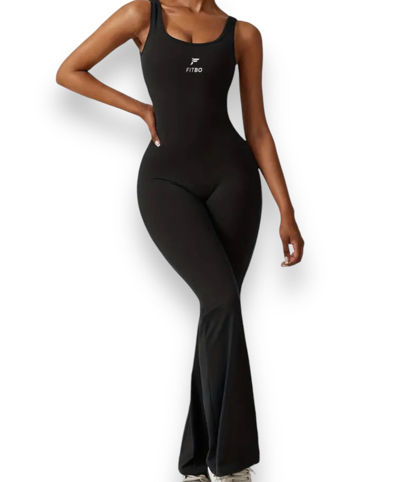 Jumpsuit Bell Bottom Black