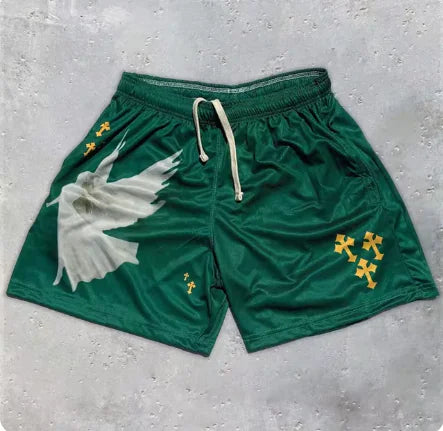 Christian Angel Cross Gym Shorts