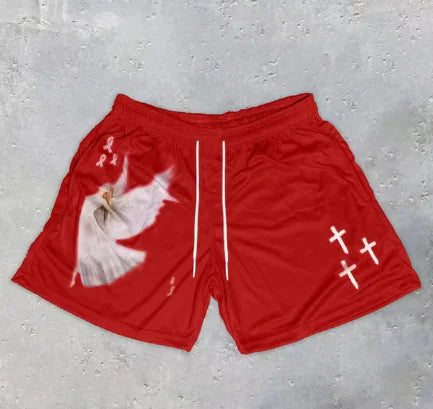 Christian Angel Cross Gym Shorts